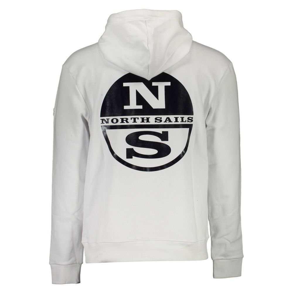 North Sails White Cotton Men's Sweatshirt
