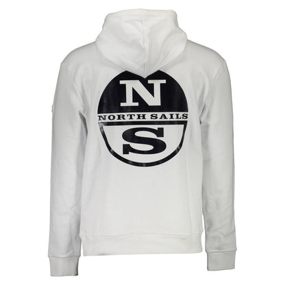 North Sails White Cotton Men's Sweatshirt