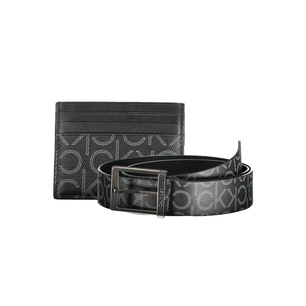 Calvin Klein Nero Poliuretano Men Wallet