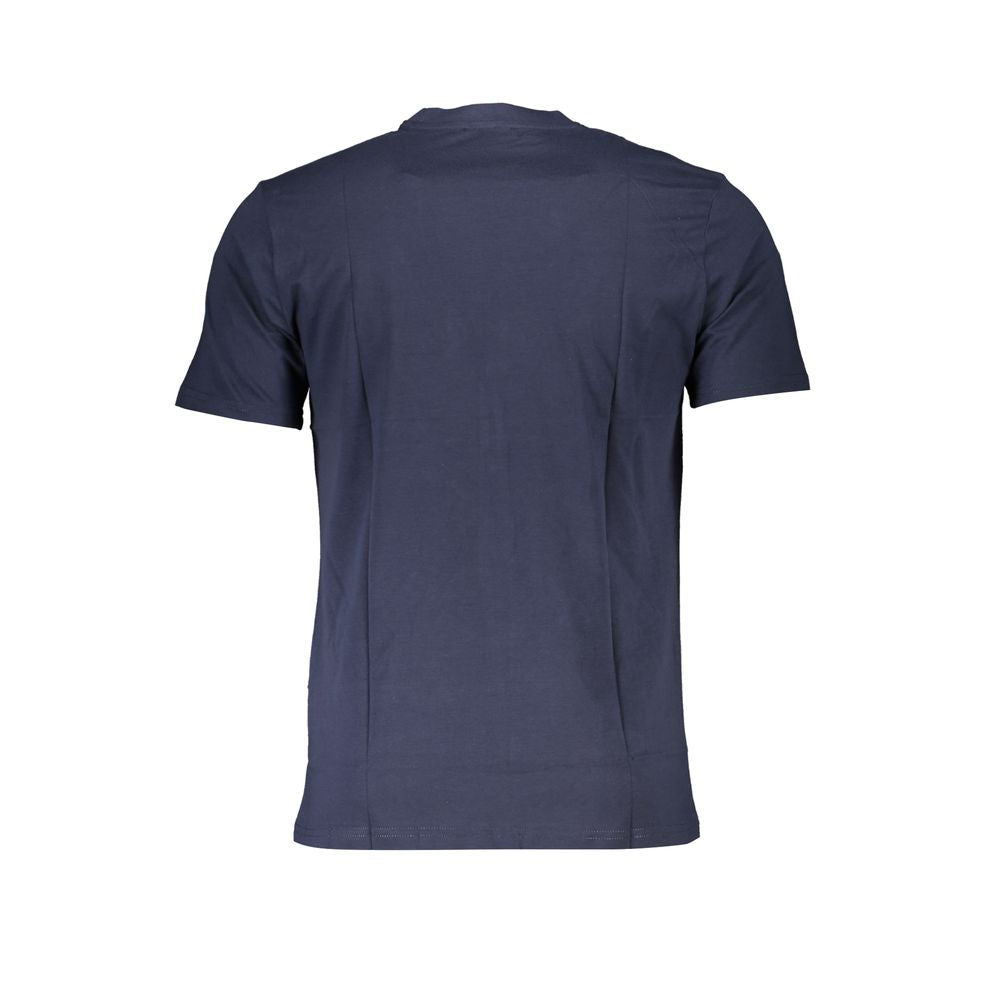 Cavalli Class Blu Cotton Men T-Shirt