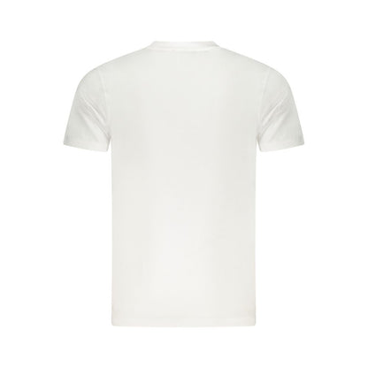 Cavalli Class Bianco Cotton Men T-Shirt