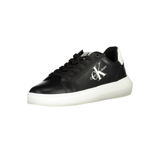 Calvin Klein Nero Leather Men Sneaker