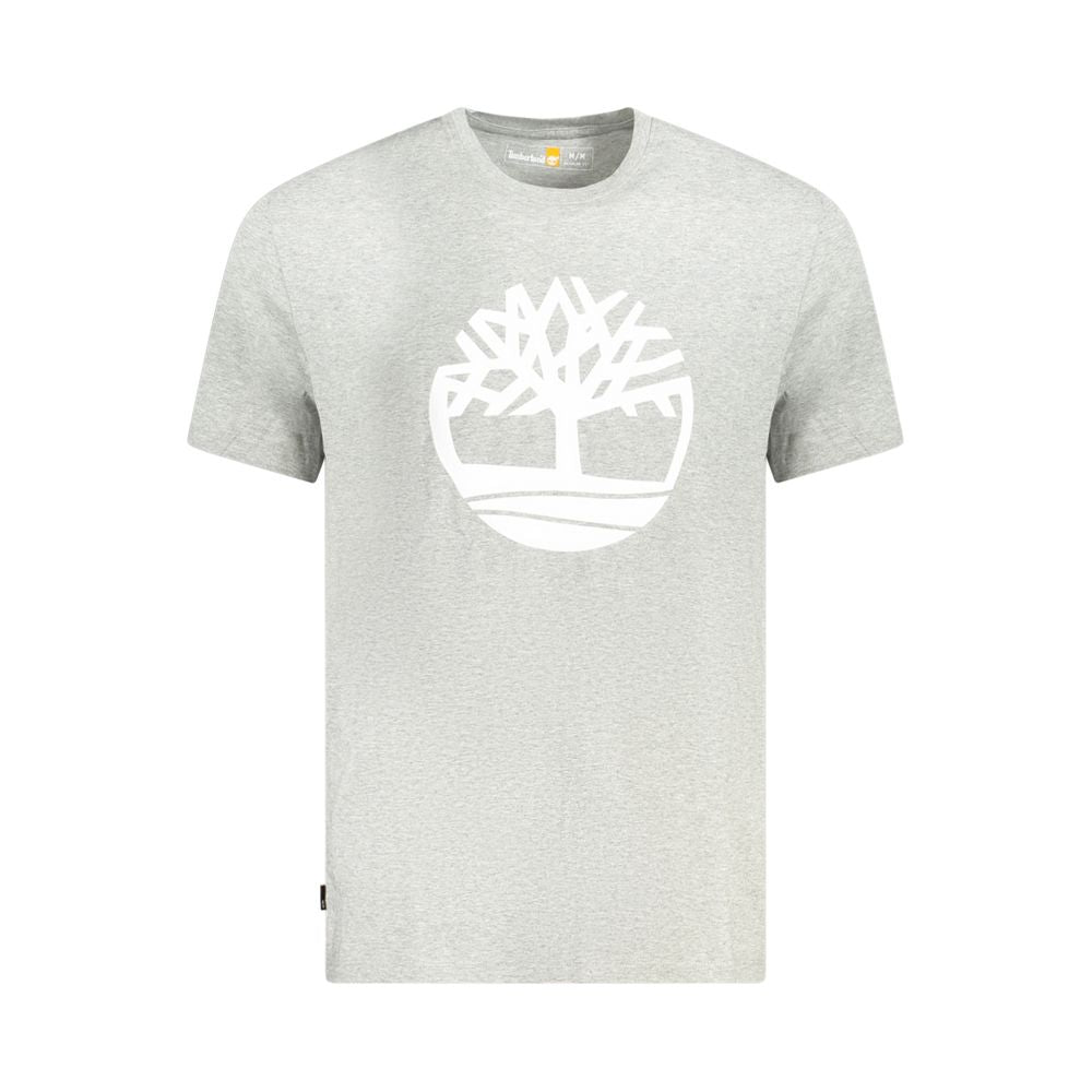 Timberland Grigio Cotton Men T-Shirt