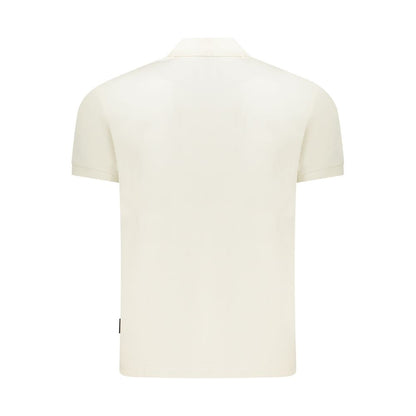 Napapijri White Cotton Men Polo
