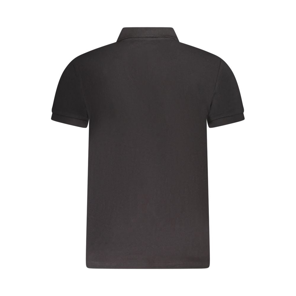 Cavalli Class Black Cotton Men Polo