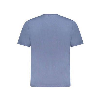 North Sails Blu Cotton Men T-Shirt