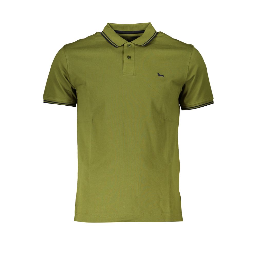 Harmont & Blaine Verde Cotton Mens Polo