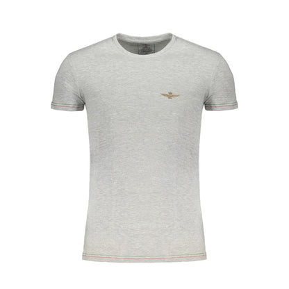 Aeronautica Militare Grigio Cotton Men T-Shirt