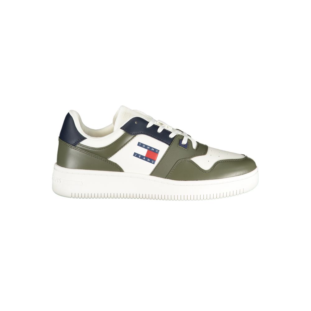 Tommy Hilfiger Green Polyester Athletic Sneakers Tommy Hilfiger