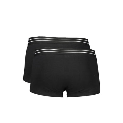 Cavalli Class Black Cotton Men's Boxer Briefs