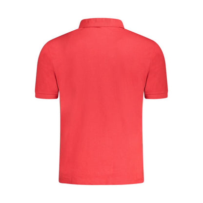 North Sails Red Cotton Men Polo