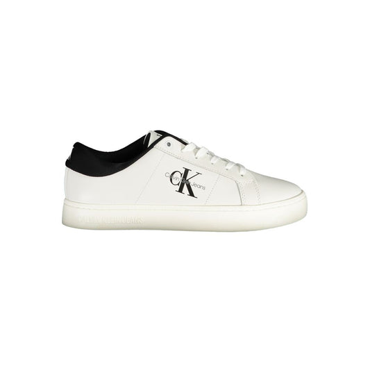 Calvin Klein Bianco Polyurethane Men Sneaker