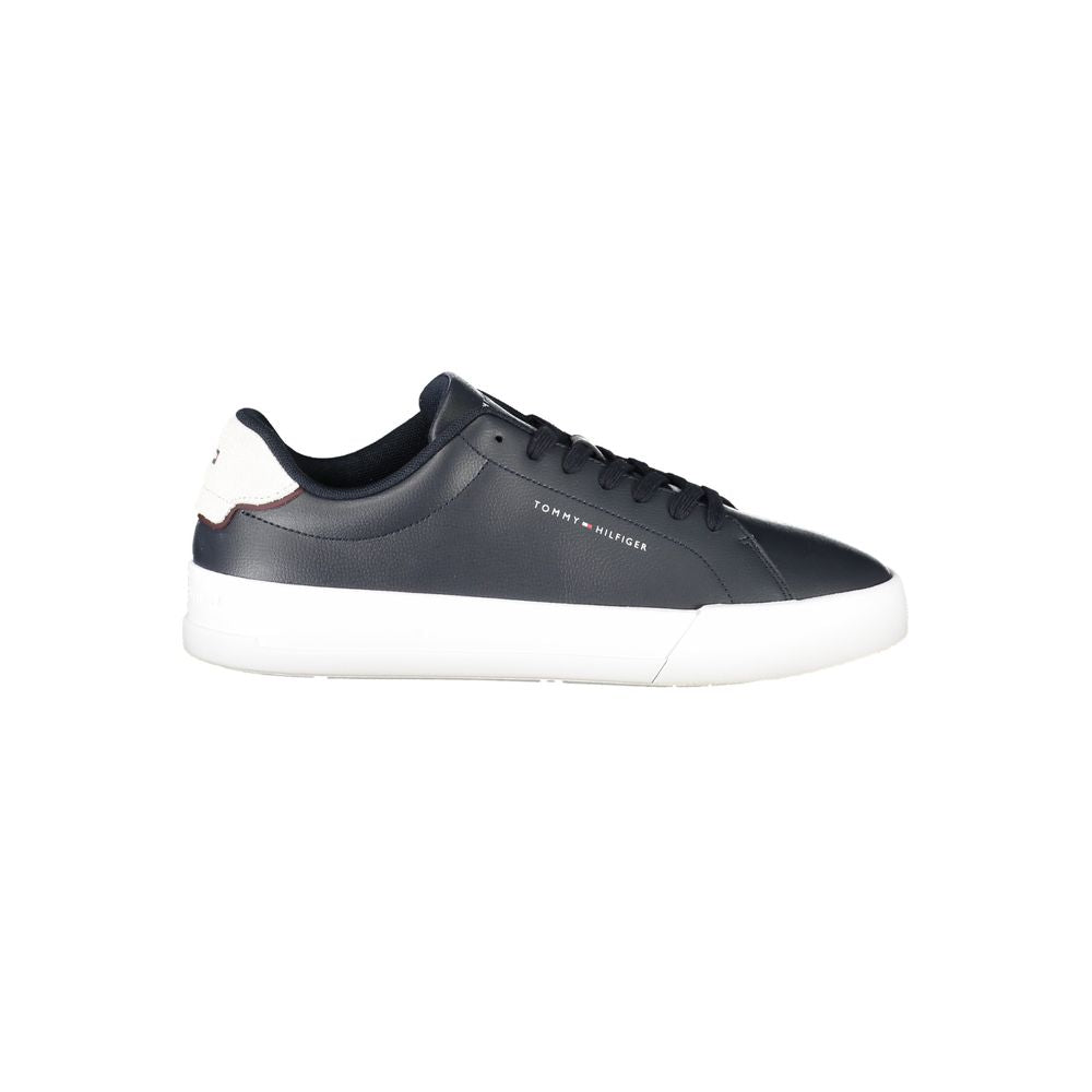 Tommy Hilfiger Blue Leather Men Sneaker 1728,67403481248,Athletic - Sneakers - Shoes,Blue,EU40/US7,EU41/US8,EU42/US9,EU43/US10,EU44/US11,EU45/US12,EU46,Men,New with tags,Shoes,Sneakers - Shoes,Tommy Hilfiger
