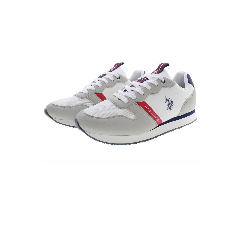 U.S. POLO ASSN. Bianco Polyurethane Men Sneaker