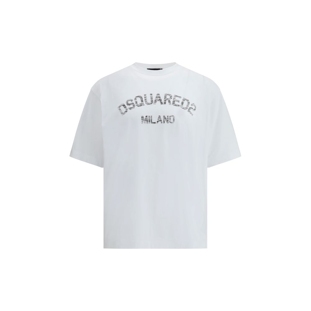 Dsquared² White Cotton T-Shirt