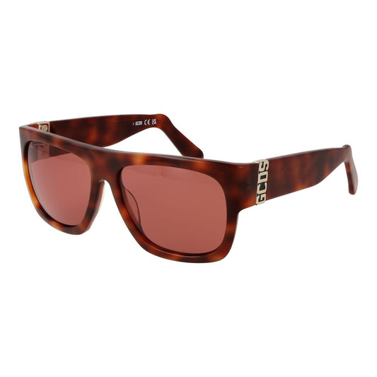 GCDS Brown Acetate Sunglasses GCDS