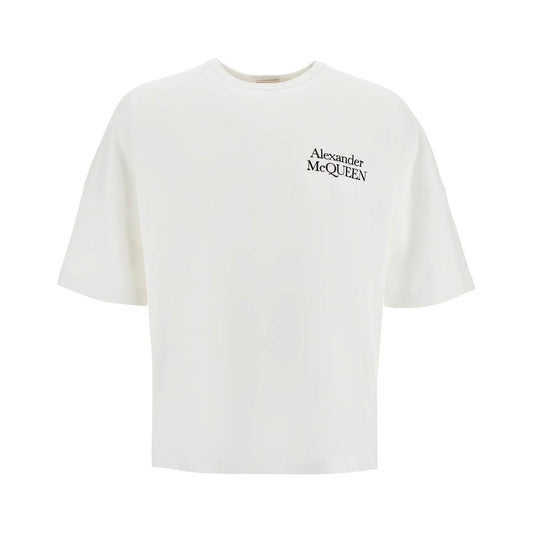 Alexander Mcqueen oversized logo t Topwear Alexander Mcqueen