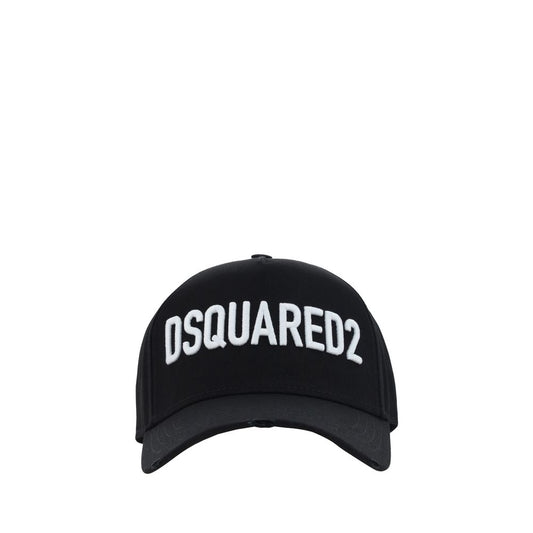 Dsquared² Black Cotton Cap (Baseball Hat) Dsquared²