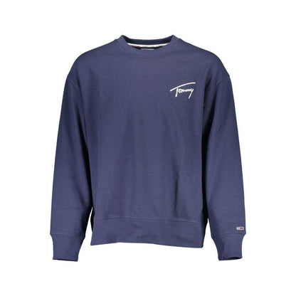 Tommy Hilfiger Blue Cotton Men's Sweatshirt