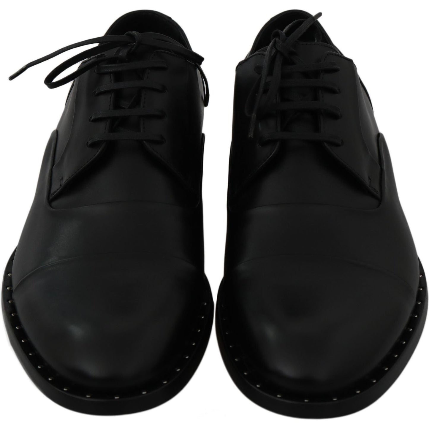 Dolce & Gabbana Sleek Black Leather Formal Dress Shoes Dress Shoes Dolce & Gabbana