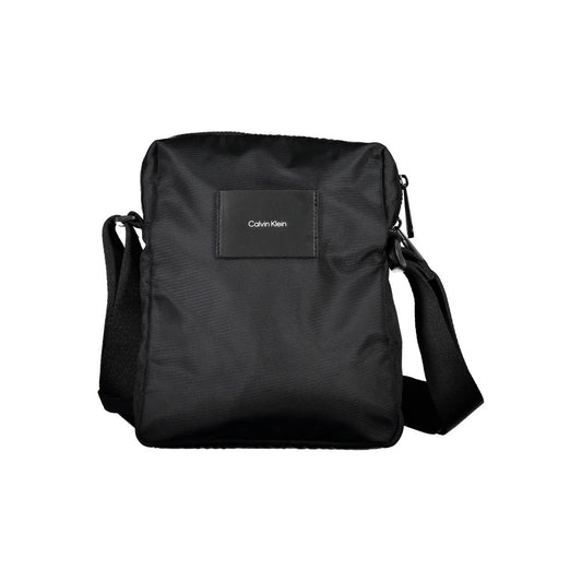 Calvin Klein Black Polyester Men's Shoulder Bag