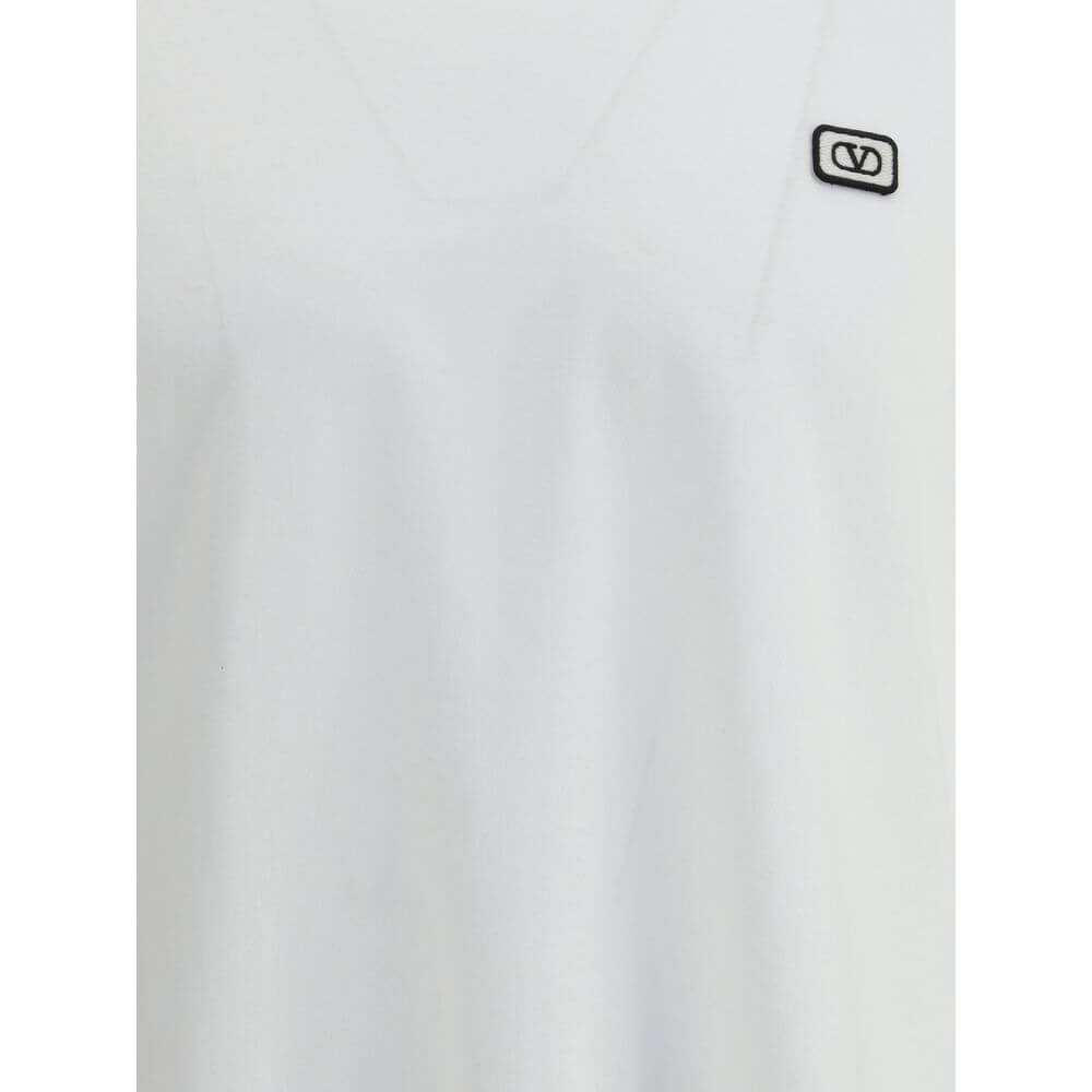 Valentino White Cotton T-Shirt