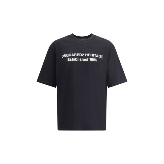 Dsquared² Black Cotton T-Shirt Dsquared²