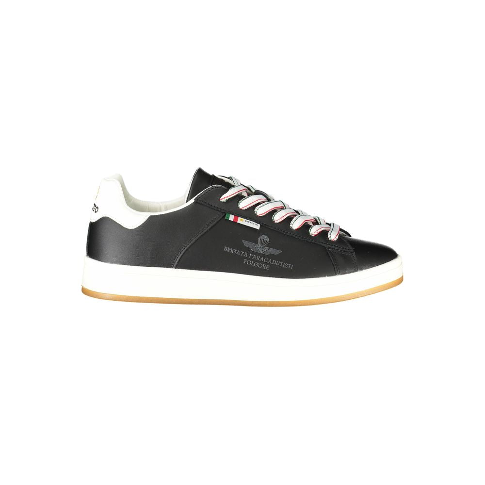 Esercito 1659 Black Polyurethane Men's Sneaker