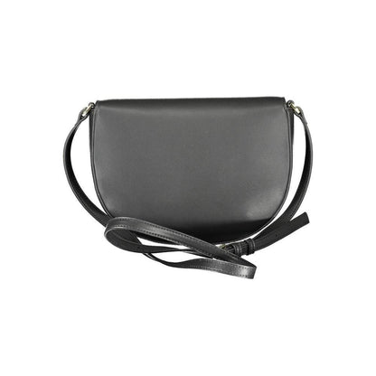 Calvin Klein Black Polyurethane Women Shoulder Bag