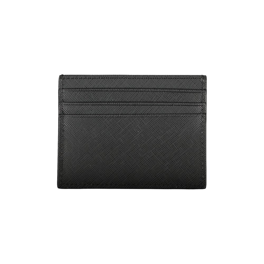 Tommy Hilfiger Black Leather Men Wallet