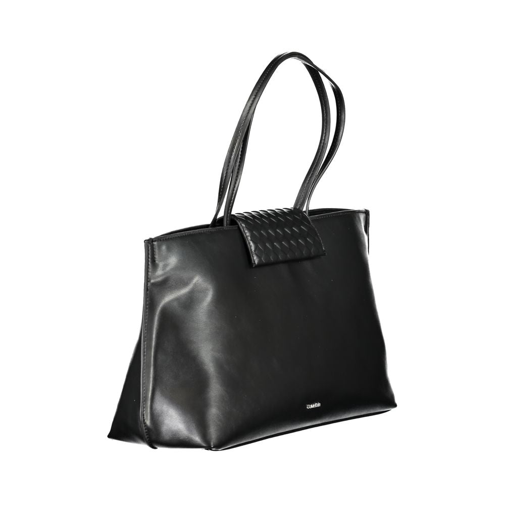 Calvin Klein Black Polyester Women Handbag