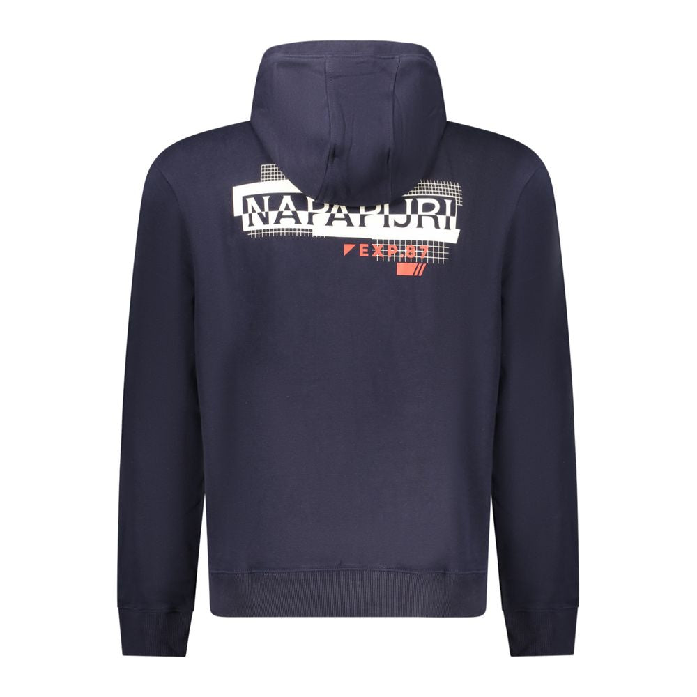 Napapijri Blue Cotton Men's Hoodie