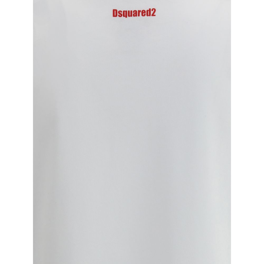Dsquared² White Cotton T-Shirt