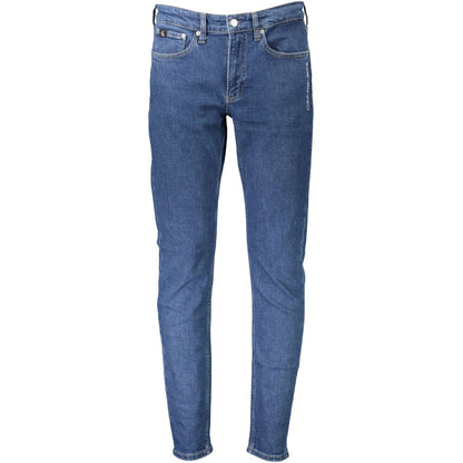 Calvin Klein Blu Cotton Men Jeans