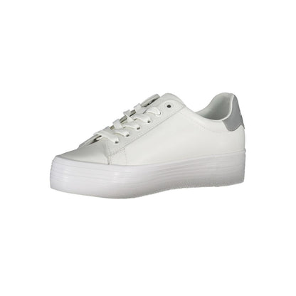 Calvin Klein White Leather Women Sneaker