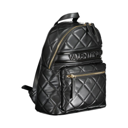 Mario Valentino Black Polyurethane Women Backpack
