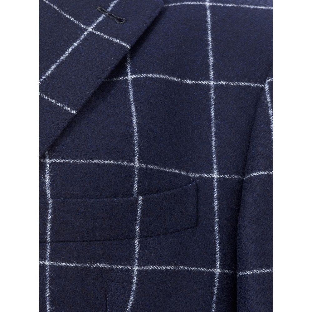 Malo Blue Wool Blazer Malo