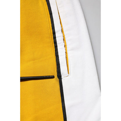 Dolce & Gabbana Yellow Cotton Drawstring Jogger Pants 1728,67345645728,Athletic Pants - Pants - Clothing,Clothing,Dolce & Gabbana,IT46 | S,Jeans & Pants - Men - Clothing,Material: 100% Cotton,Men,Men - Clothing,New with tags,Pants - Clothing,Yellow