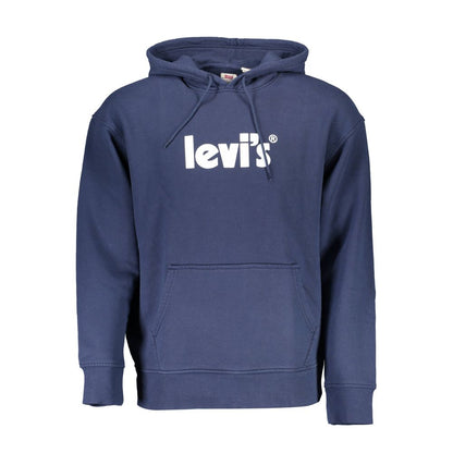Levi's Blue Cotton Men Sweatshirt
