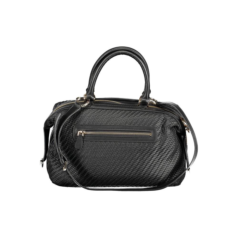 Guess Jeans Nero Poliuretano Women Handbag