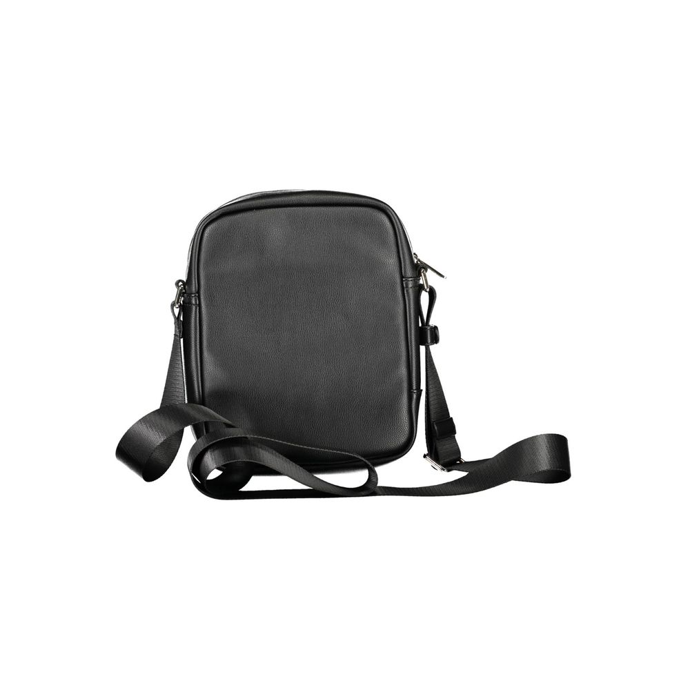 Bikkembergs Black Polyurethane Men's Shoulder Bag Bikkembergs