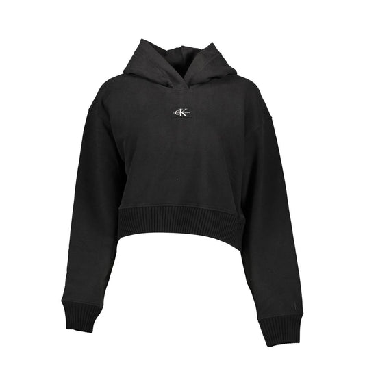 Calvin Klein Black Cotton Women's Sweatshirt Calvin Klein