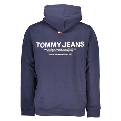 Tommy Hilfiger Blue Cotton Men Hoodie
