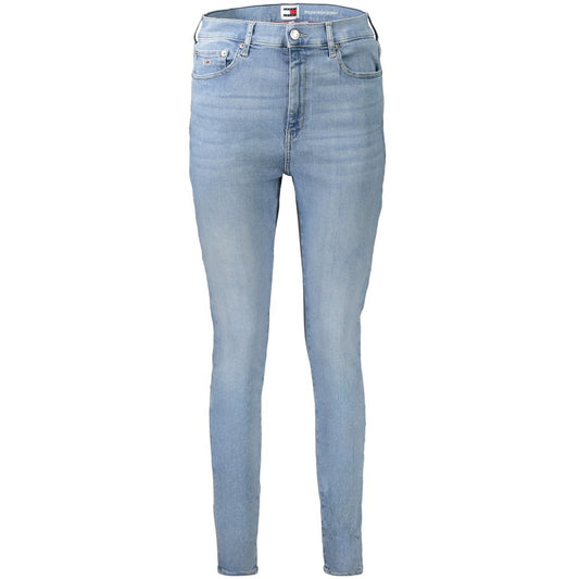 Tommy Hilfiger Blue Cotton Skinny Jeans Tommy Hilfiger