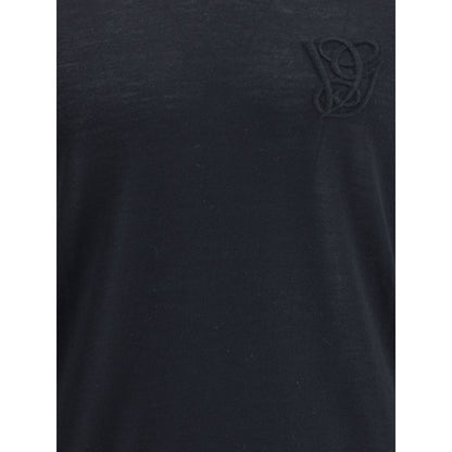 Valentino Black Fleece Wool Sweatshirt Valentino