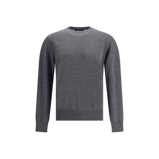 Dsquared² Gray Fleece Wool Sweatshirt