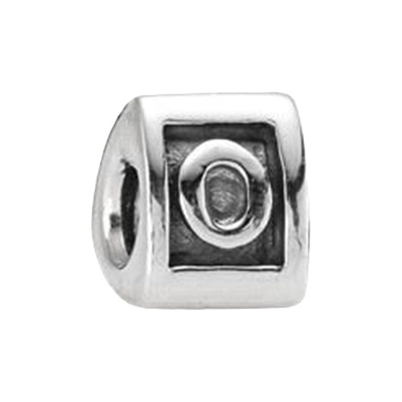PANDORA CHARMS Mod. LETTER O INITIAL BEAD PANDORA