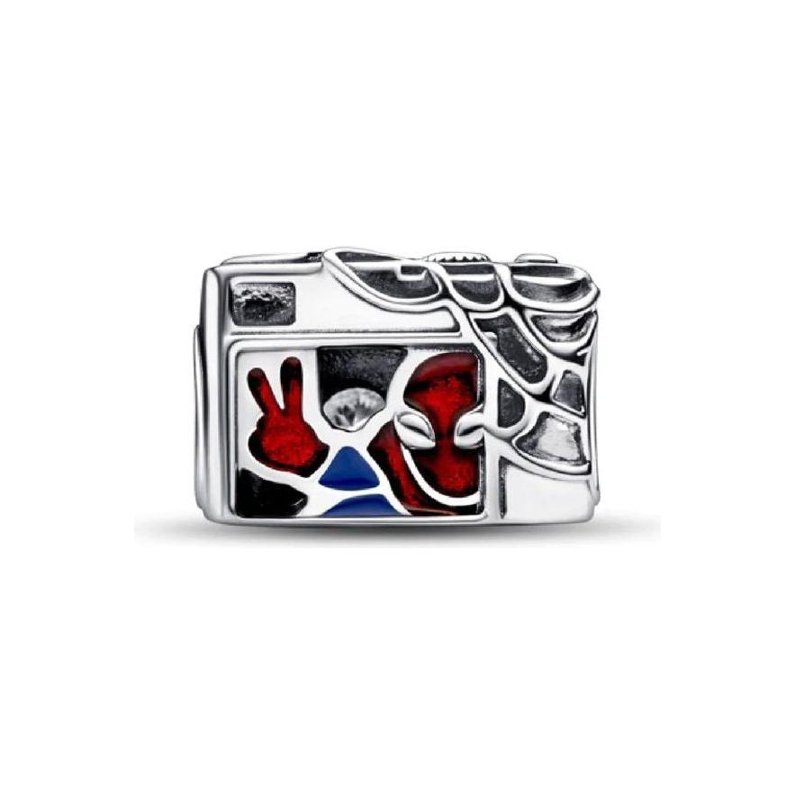 PANDORA CHARMS MARVEL COLLECTION Mod. SPIDER-MAN CAMERA ACTION DESIGNER FASHION JEWELLERY PANDORA