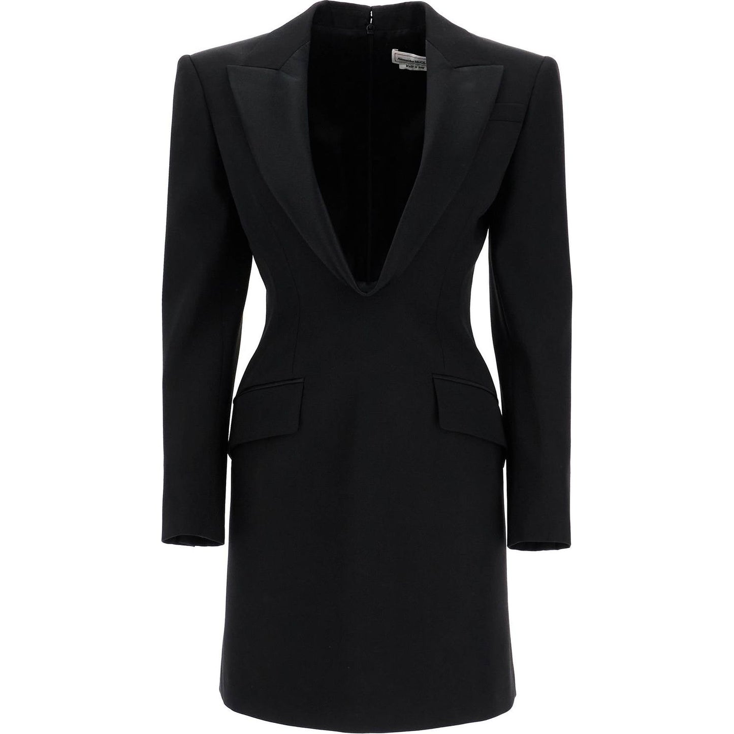 Alexander Mcqueen jacket-style mini dress Dresses Alexander Mcqueen