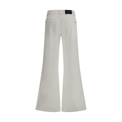 7FOR Beige Cotton Flared Jeans 1728,26,72470364320,7FOR,Beige,Clothing,Flared Jeans - Jeans Denim - Clothing,Jeans Denim - Clothing,New with tags,Women